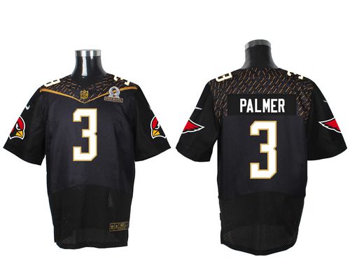 Nike Cardinals #3 Carson Palmer Black 2016 Pro Bowl Men's Stitched NFL Elite Jersey